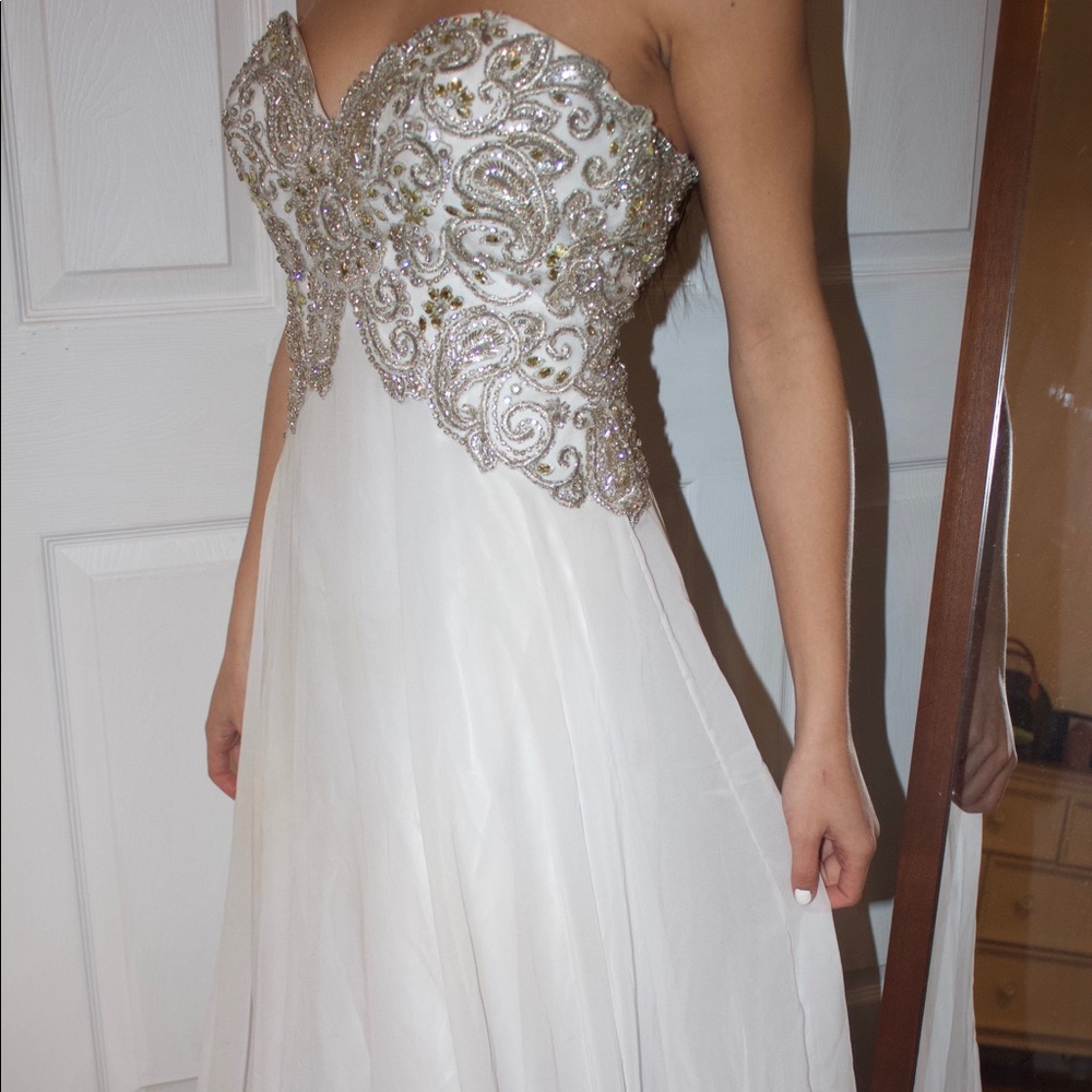 White Prom Dress